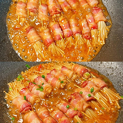 培根怎么做才好吃？簡單還好吃的金針菇培根卷，沒胃口的克星